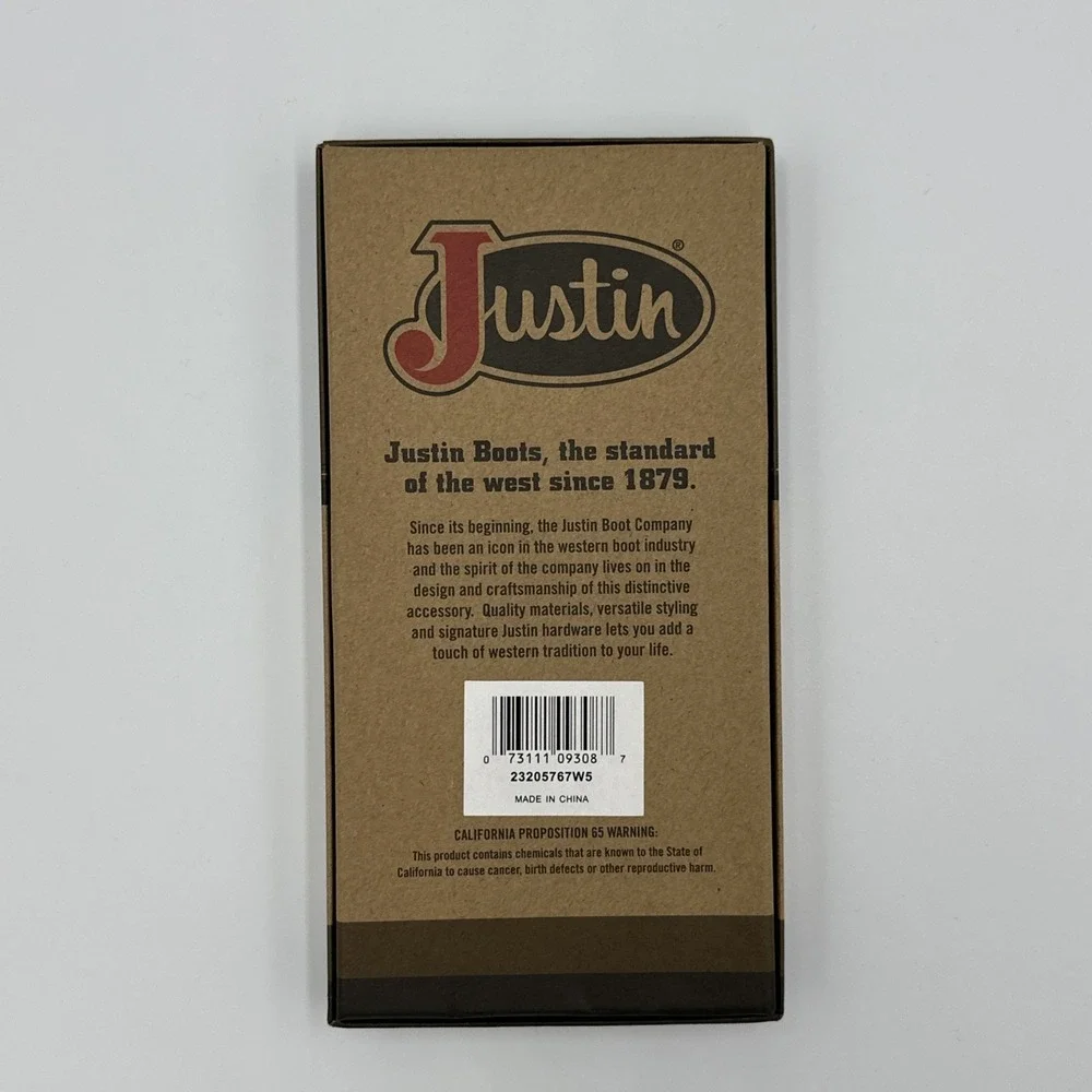 Justin Boots Rodeo Wallet - Russet Overlay - 7